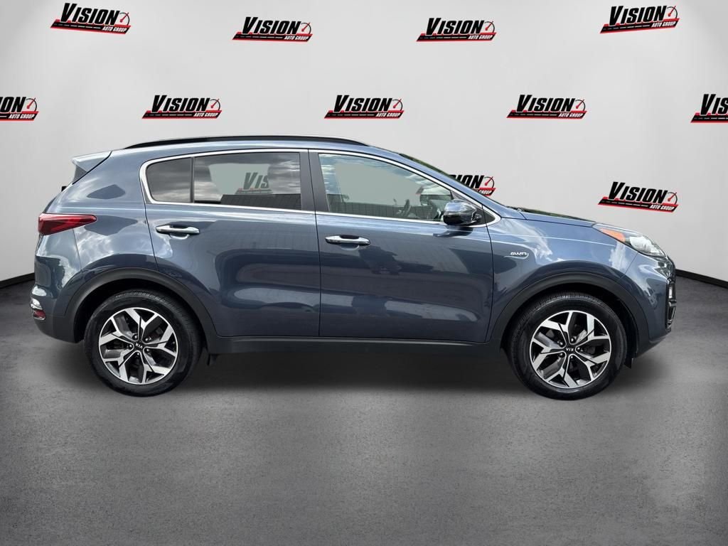 Used 2020 Blue Kia EX image 4