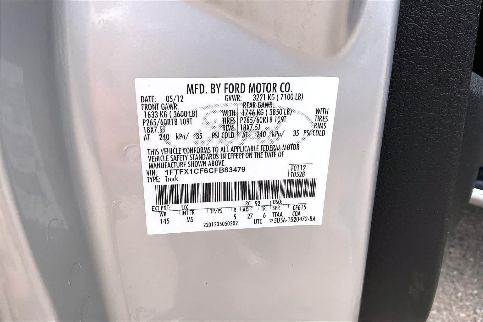 Used 2012 Ingot Silver Metallic Ford XLT image 31