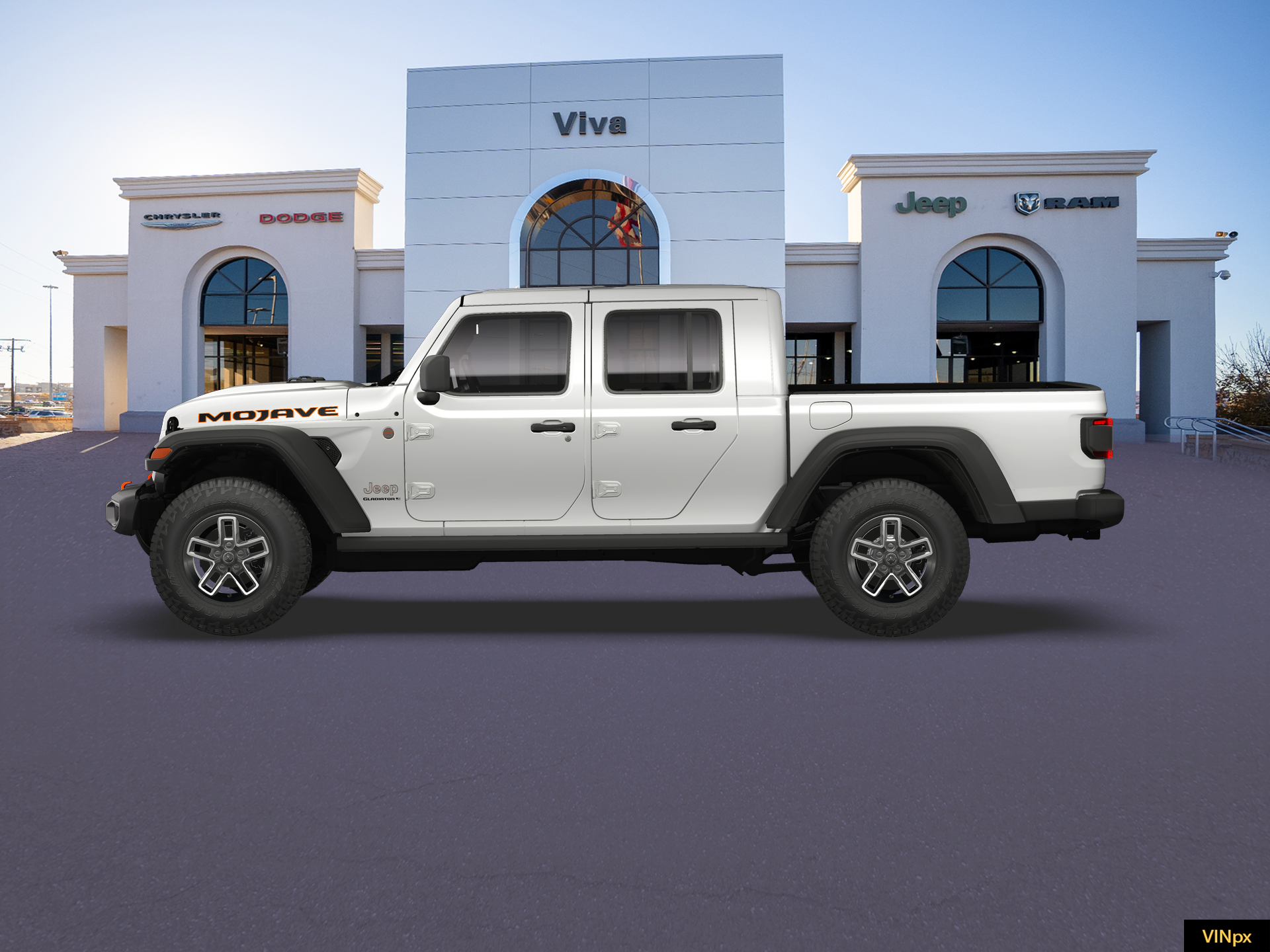 New 2026 Bright White Clear-Coat Exterior Paint Jeep Mojave image 14