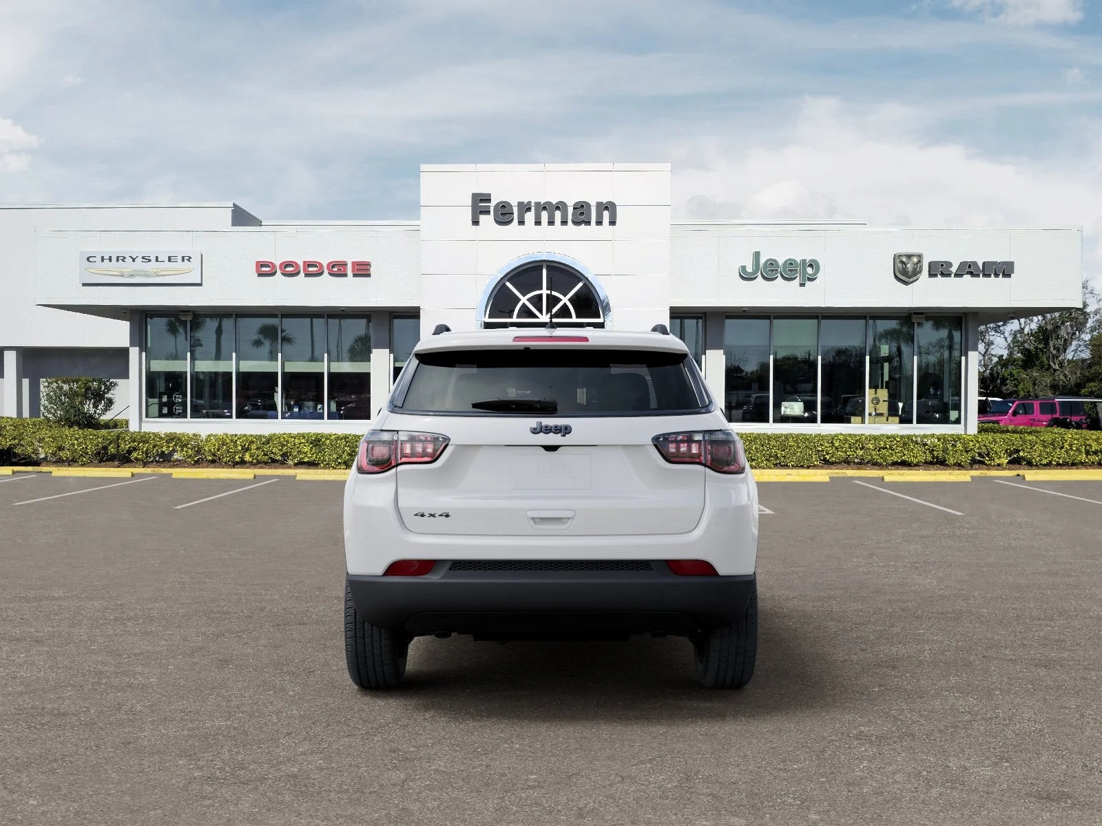 New 2026 Bright White Clear-Coat Exterior Paint Jeep Latitude image 38