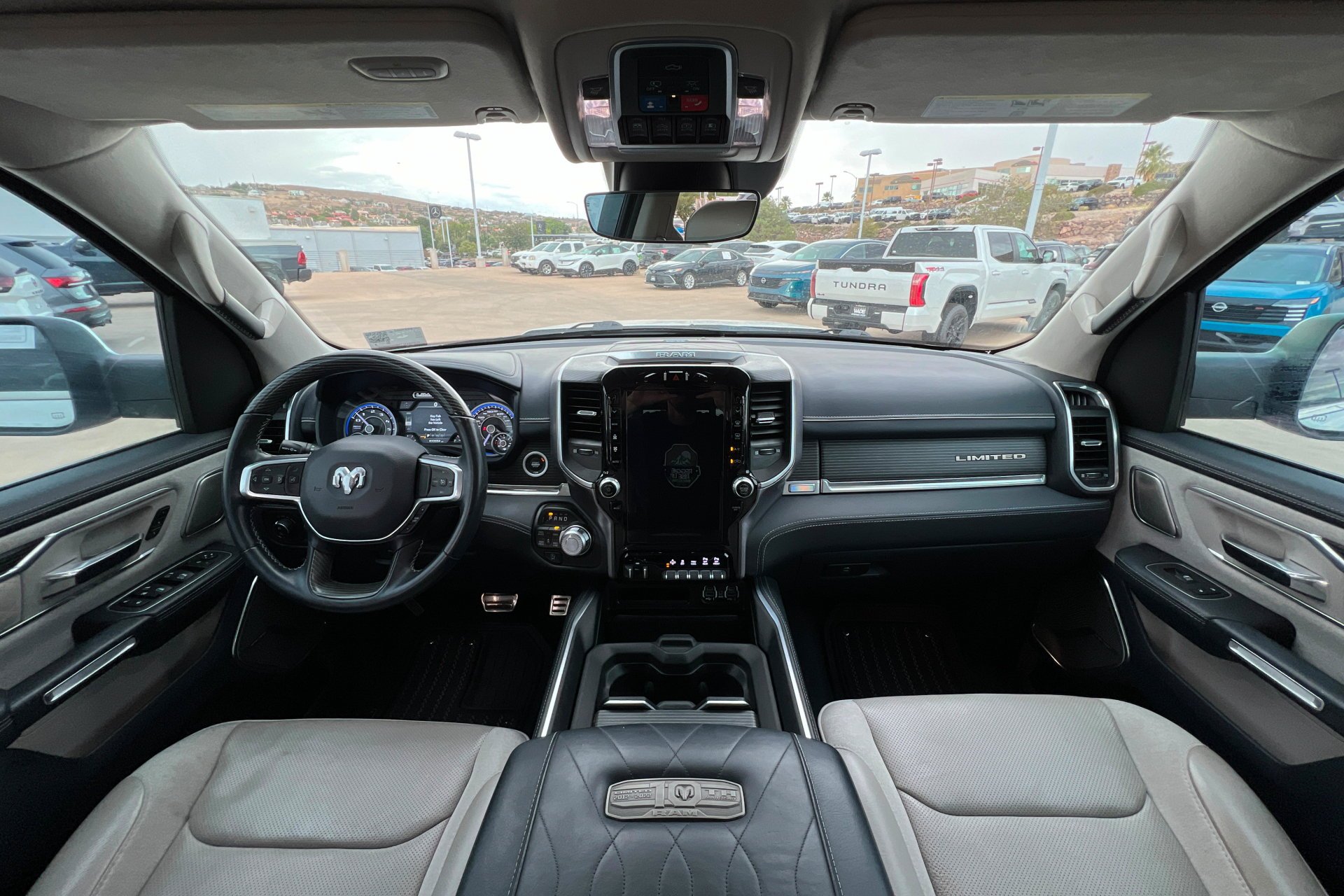 Used 2022 Bright White Clearcoat Ram Limited image 10