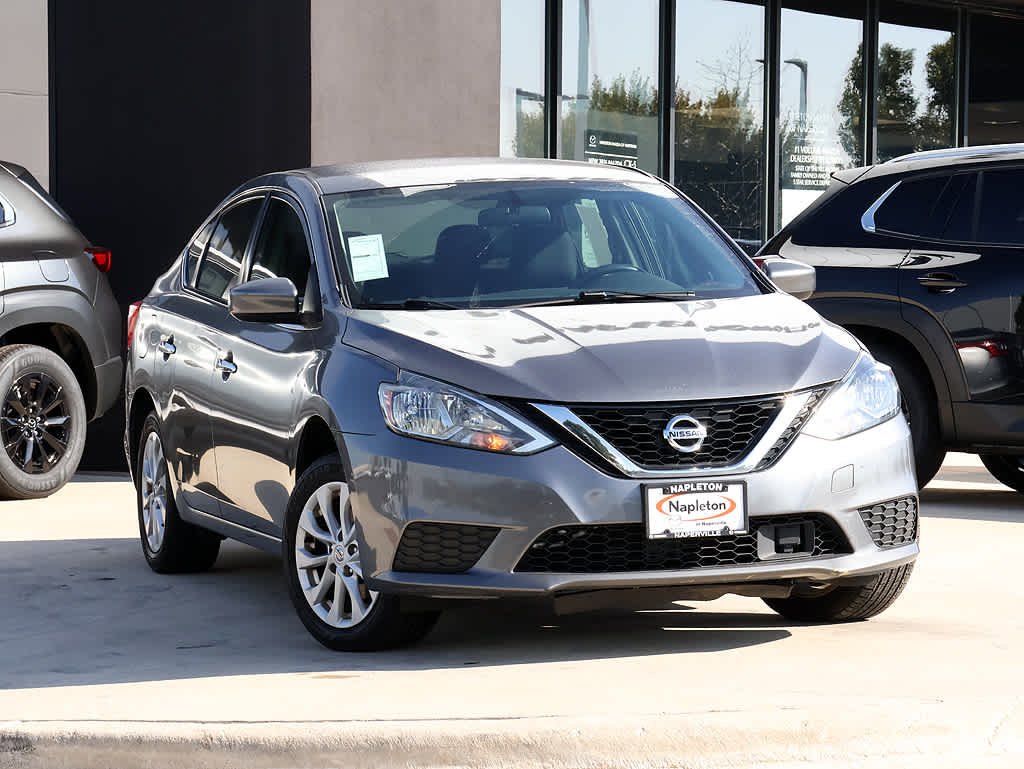 Used 2019 Nissan Sentra SV with VIN 3N1AB7APXKL603923 for sale in Naperville, IL