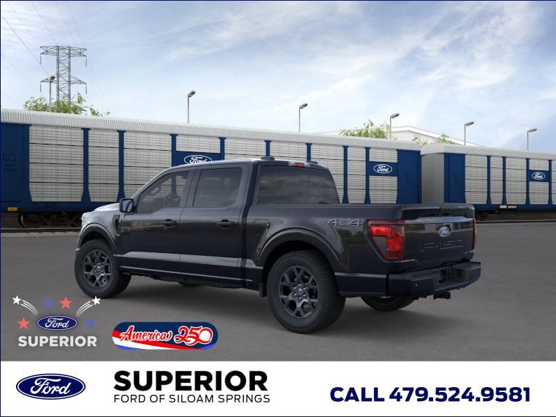 New 2026 Agate Black Metallic Ford STX Dark Trail 4WD image 4