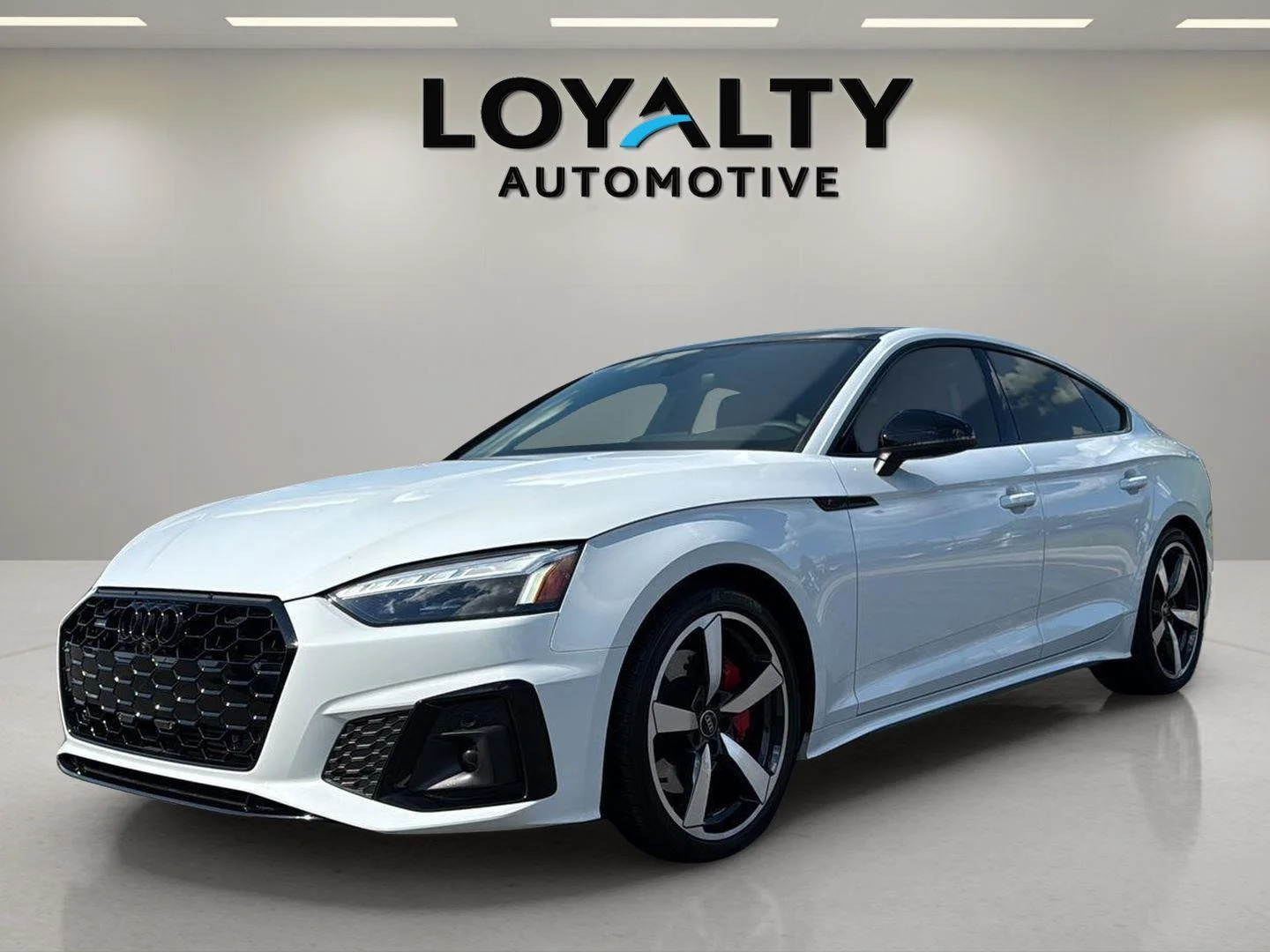 Used 2024 WHITE AUDI S LINE PREMIUM PLUS 45 TF image 1