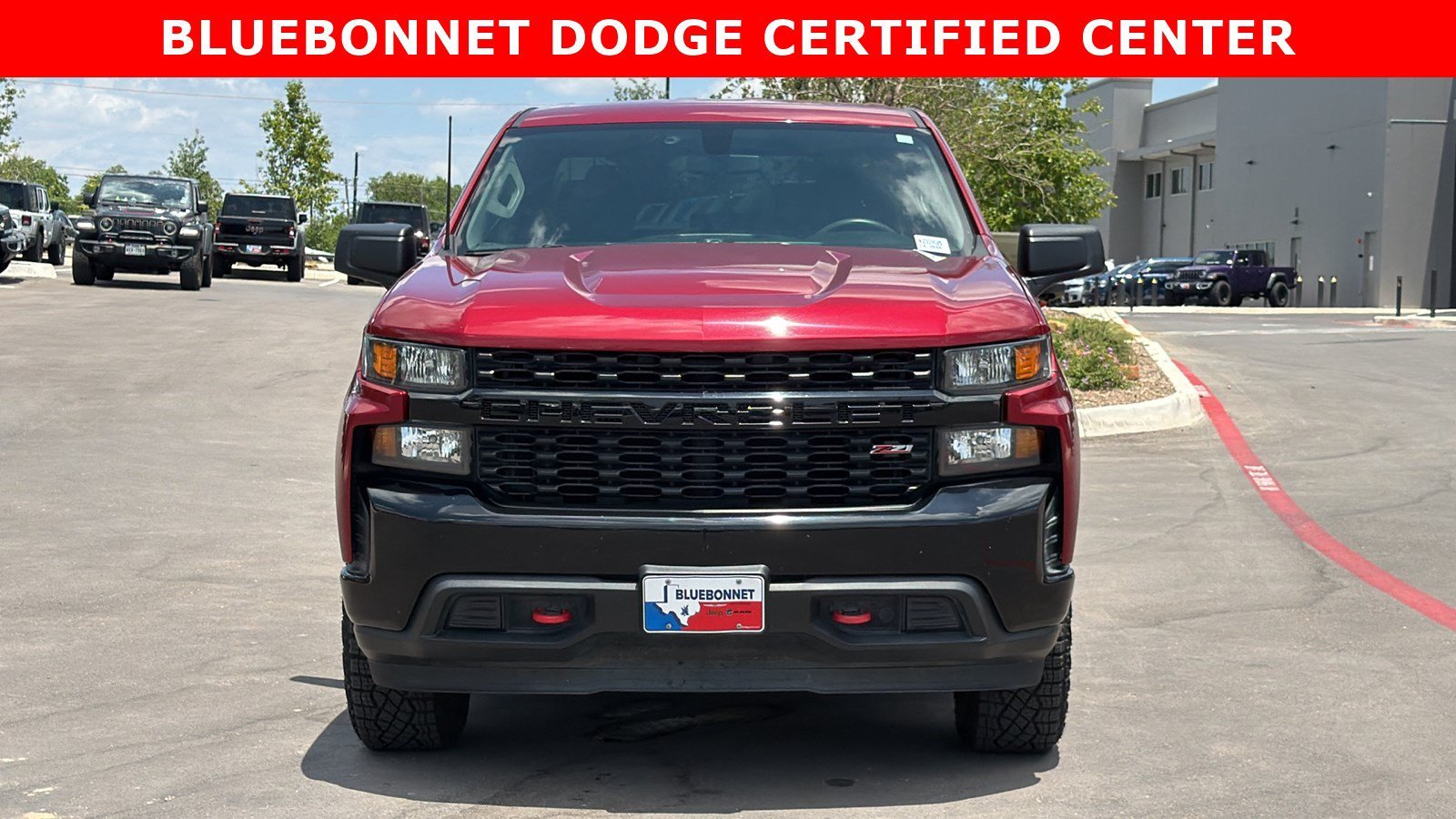 Certified Used 2019 Cajun Red Tintcoat Chevrolet Custom Trail Boss image 2