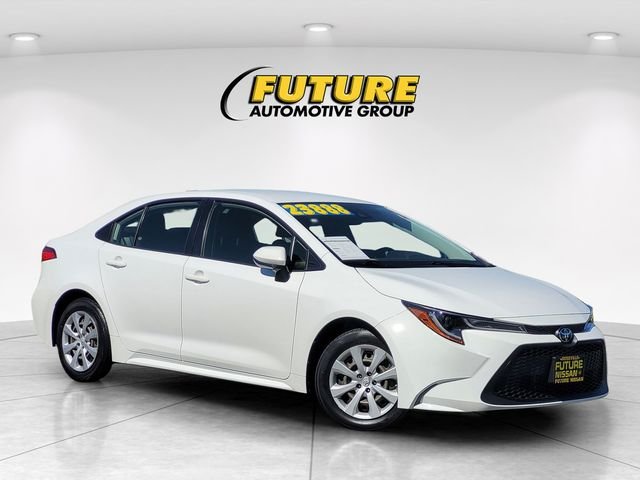 Used 2022 White Toyota LE image 1