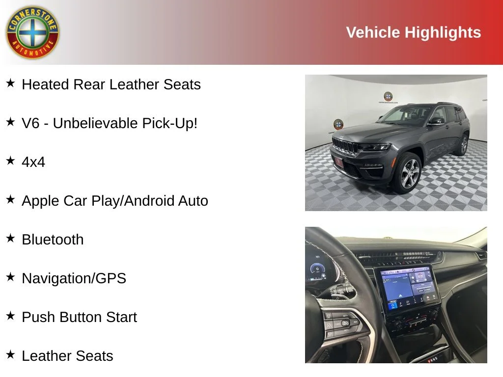 Used 2023 Jeep Grand Cherokee Limited with VIN 1C4RJHBG0PC514369 for sale in Elk River, Minnesota