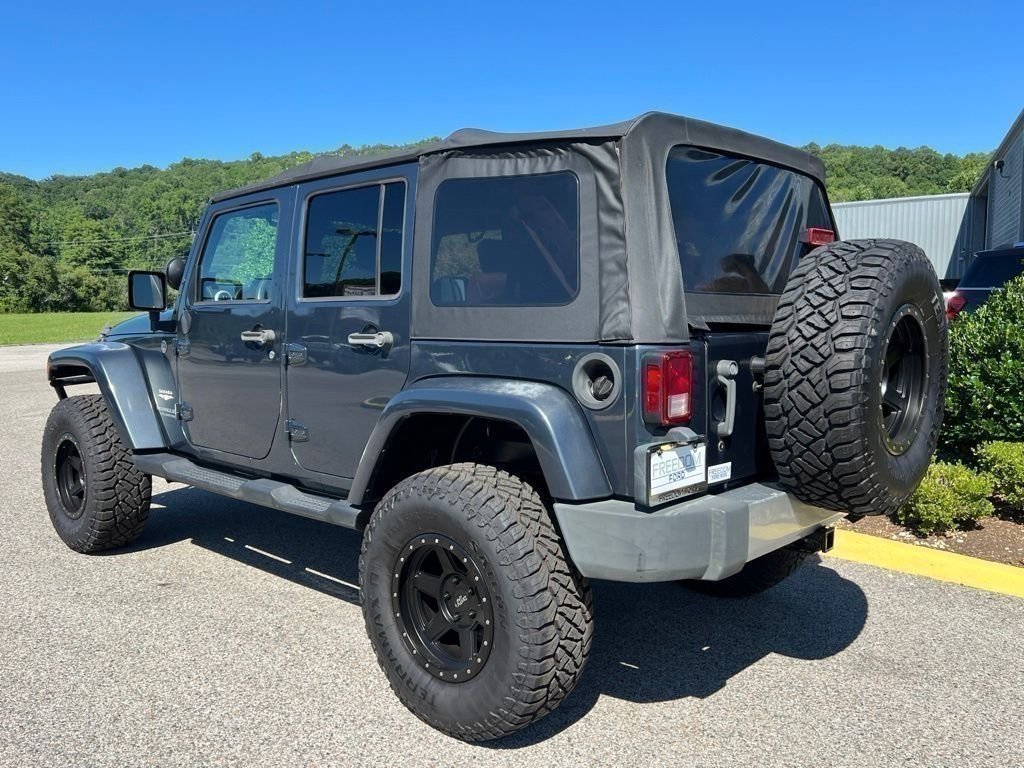 Used 2008 Steel Blue Metallic Jeep Unlimited Sahara image 7