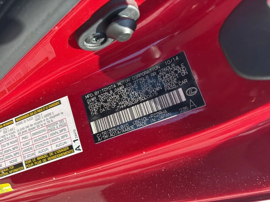 Used 2015 Red Lexus F image 34
