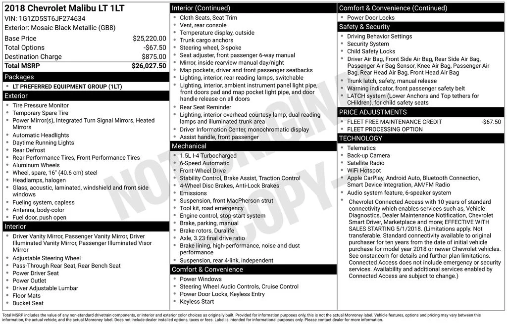 Used 2018 Black Chevrolet LT image 6