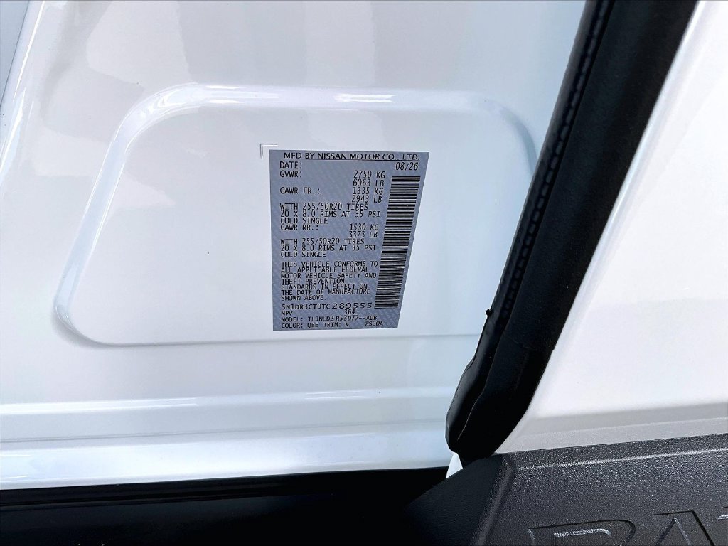 New 2026 White Nissan SL image 14