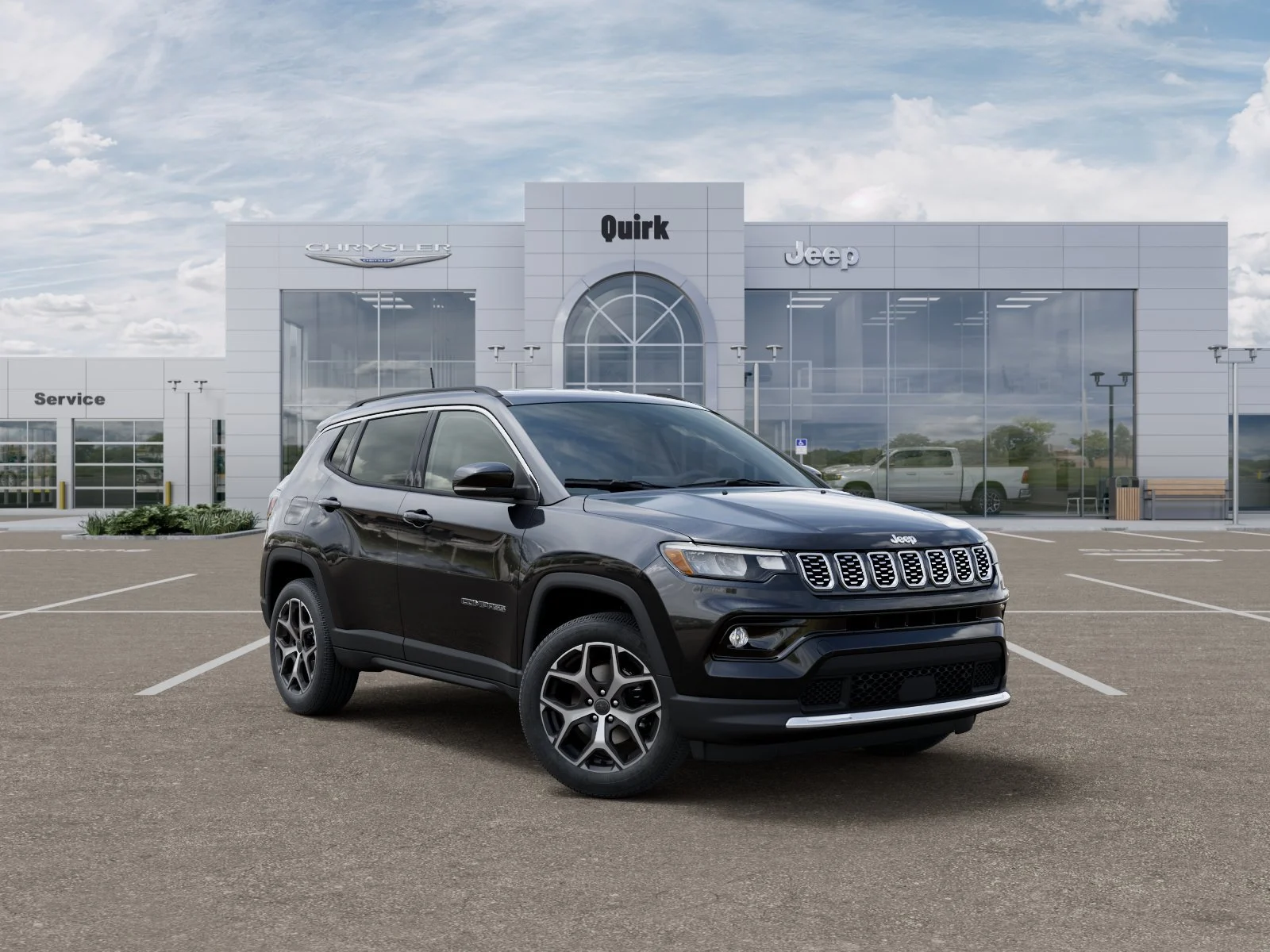 New 2026 Diamond Black Crystal Pearl-Coat Exterior Paint Jeep Limited image 5