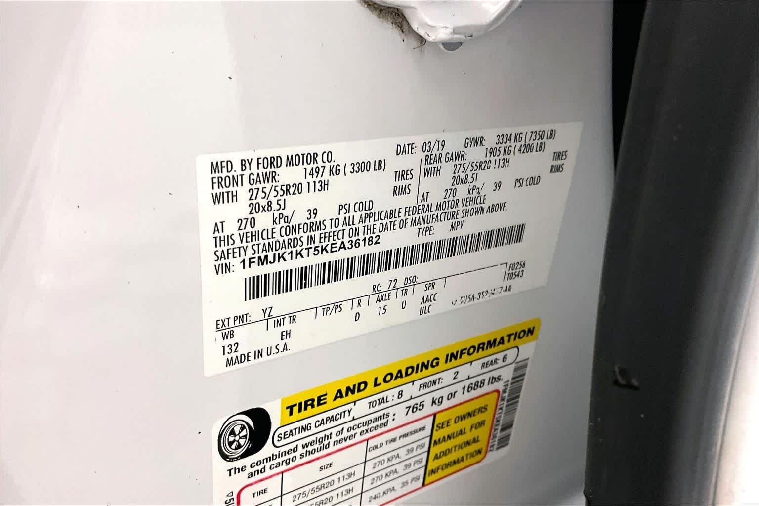 Used 2019 Oxford White Ford Limited image 32