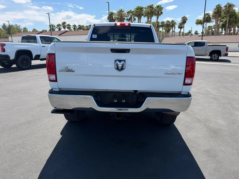 Used 2018 Bright White Clea Ram Big Horn image 4
