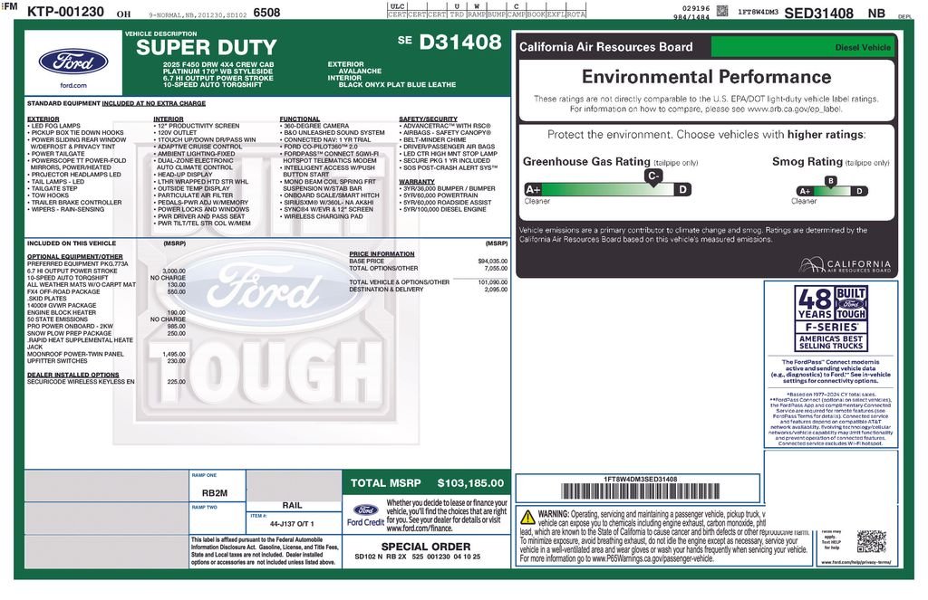 Used 2025 White Ford Platinum image 25