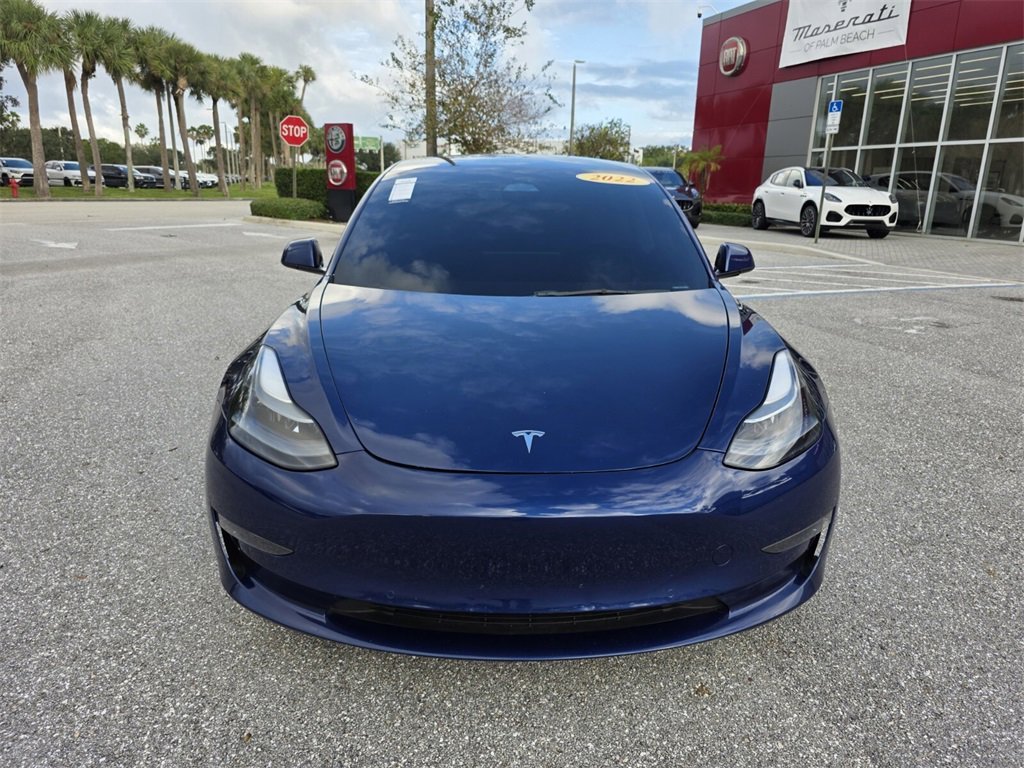 Used 2022 Tesla Model 3 Long Range with VIN 5YJ3E1EB3NF189704 for sale in West Palm Beach, FL
