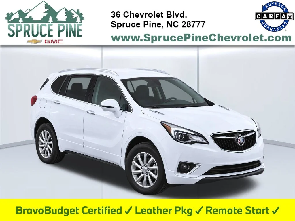 Certified Used 2019 White Buick Essence image 1