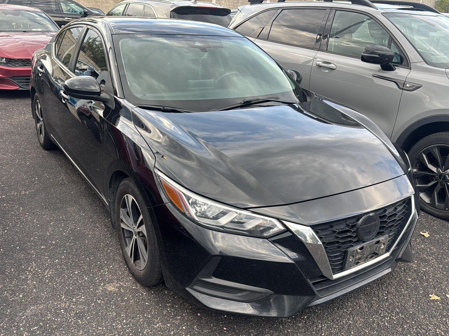 Used 2022 Super Black Nissan SV image 2