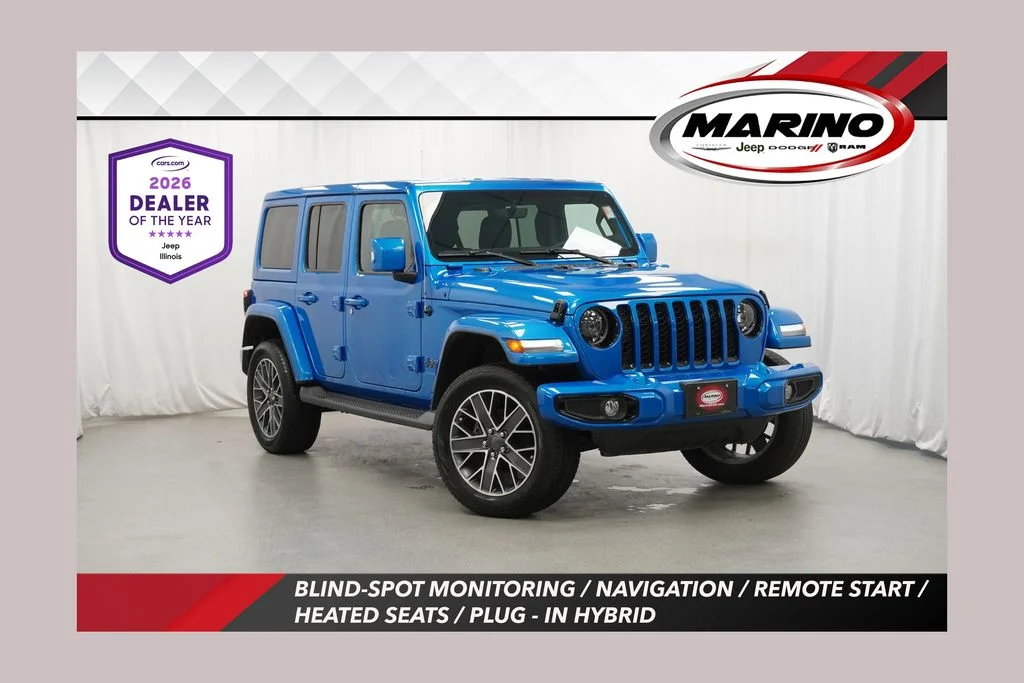 Used 2023 Blue Jeep High Altitude 4xe image 1