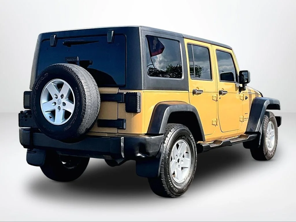 Used 2014 Beige Jeep Unlimited Sport image 2