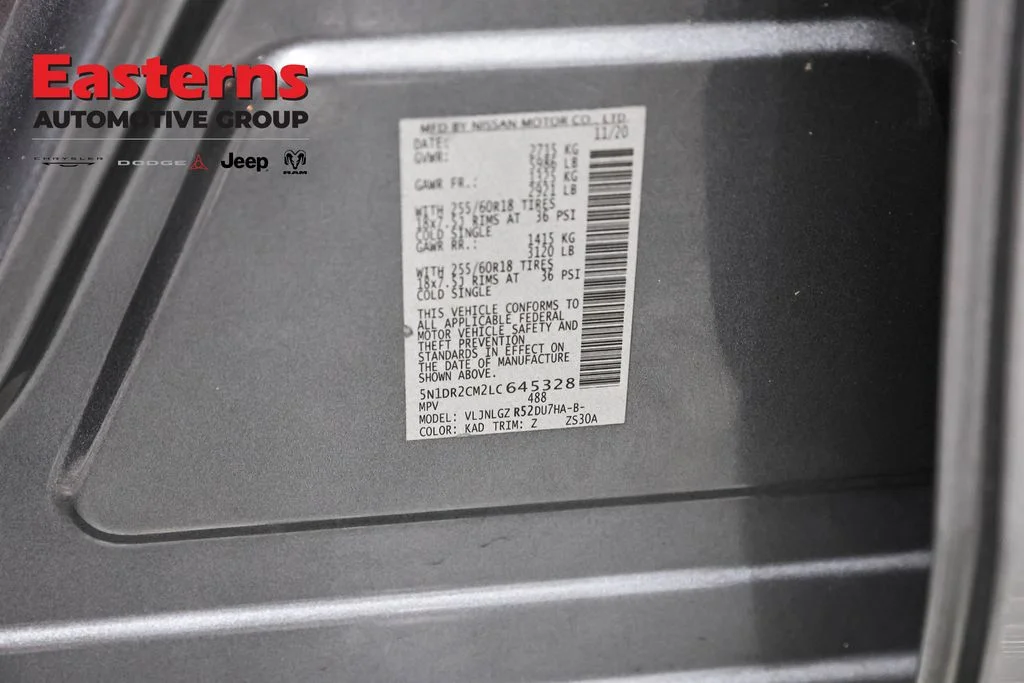 Used 2020 Gray Nissan SL image 44