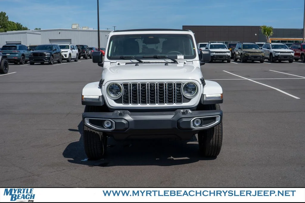 New 2026 Bright White Clear-Coat Exterior Paint Jeep Sahara image 9