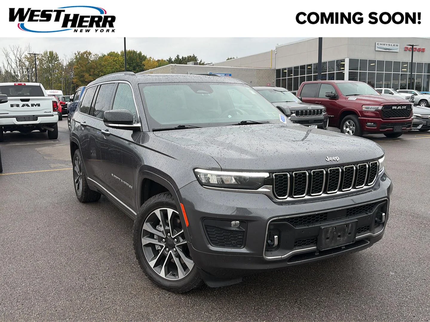 Used 2021 Baltic Gray Metallic Clearcoat Jeep Overland image 1