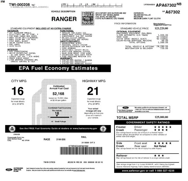 Used 2010 Silver Ford  image 7