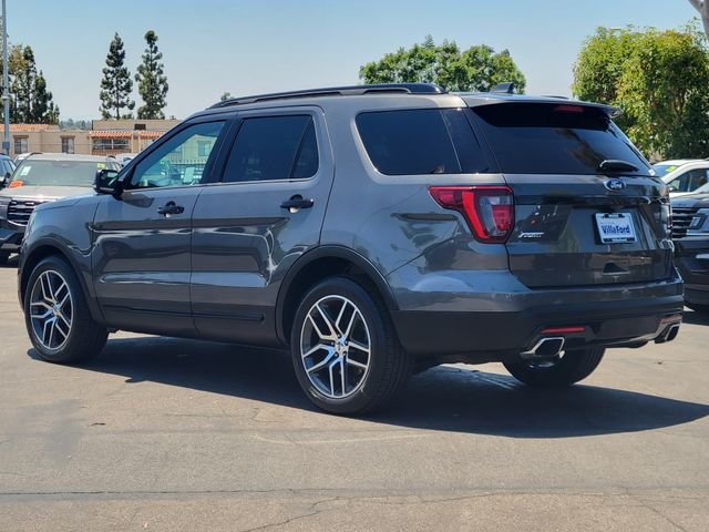Certified 2017 Ford Explorer Sport with VIN 1FM5K8GT7HGC10544 for sale in Orange, CA