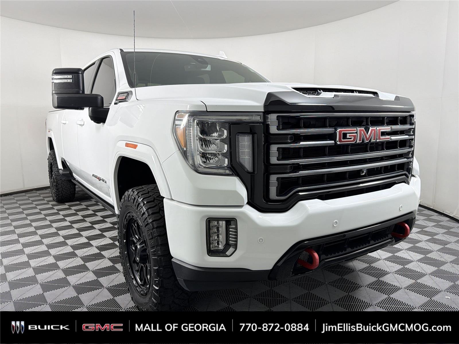 Used 2022 Summit White GMC AT4 image 1