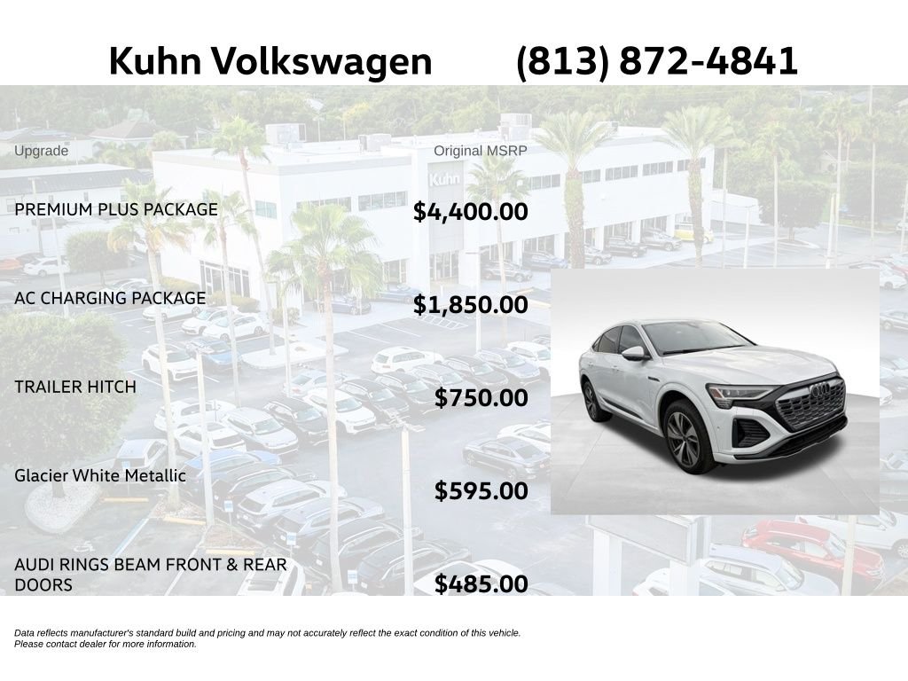 Used 2024 White Audi Premium Plus image 2