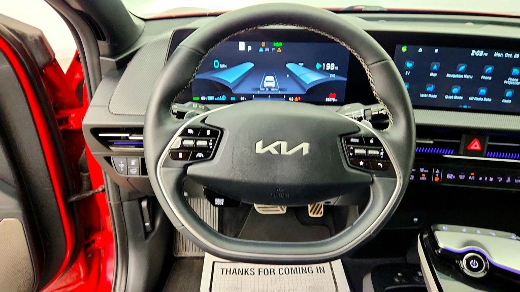 Used 2022 Runway Red Kia GT-Line AWD w/ Suede Seat Package image 13