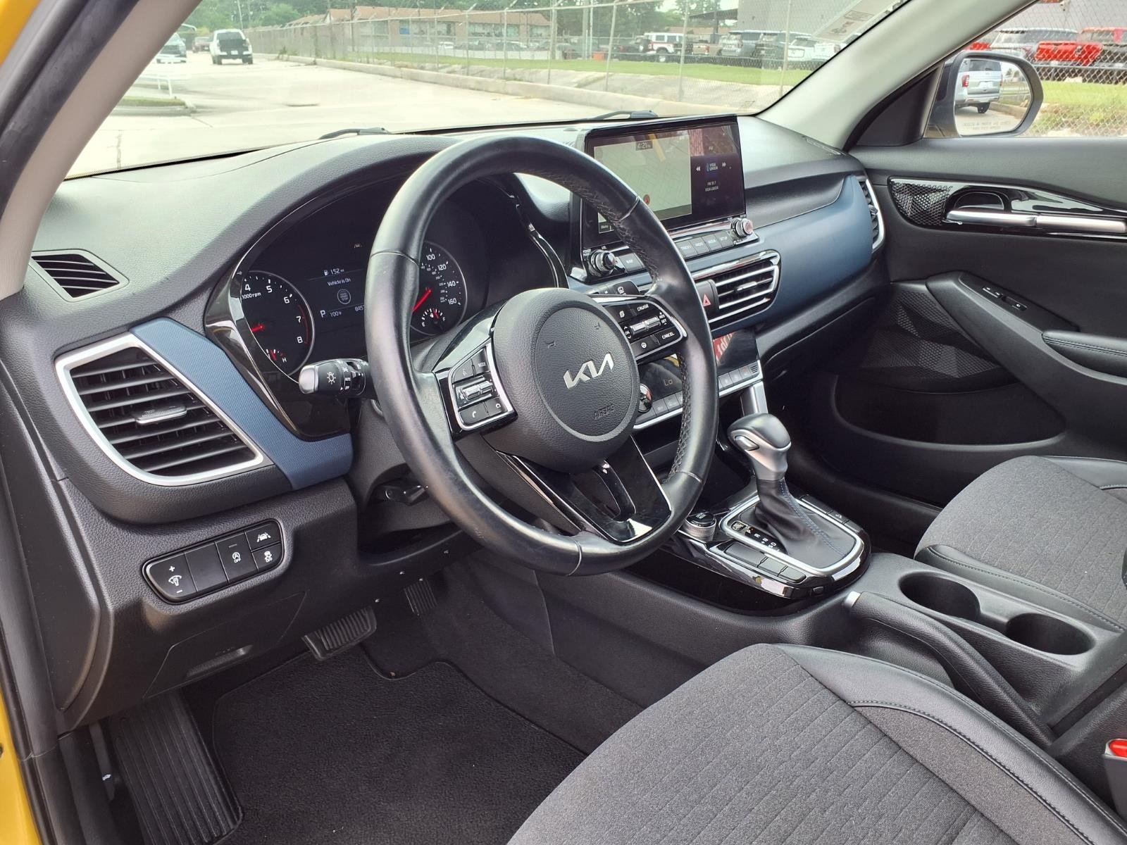 2022 Kia Seltos S Yellow at Group 1 GMC Buick South