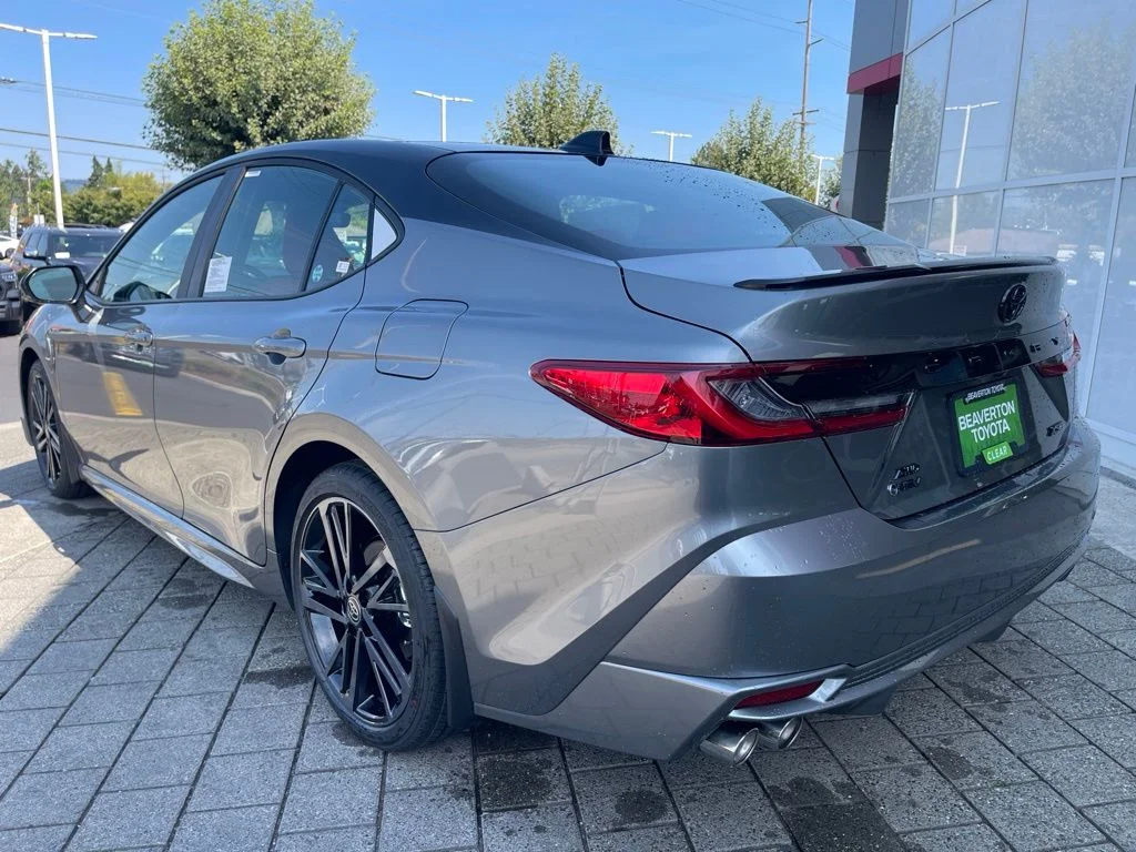 New 2026 Heavy Metal with Midnight Black Metallic roof Toyota XSE image 3