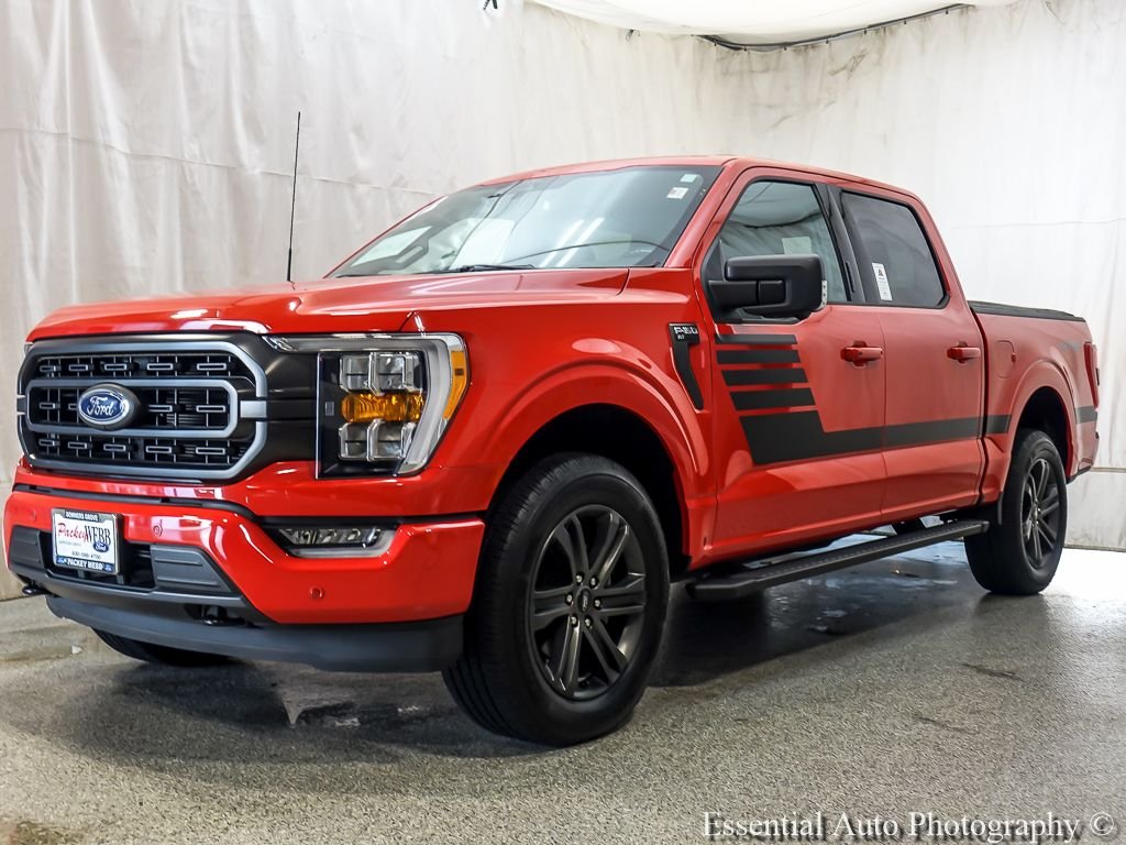 Used 2022 Race Red Ford XLT image 2