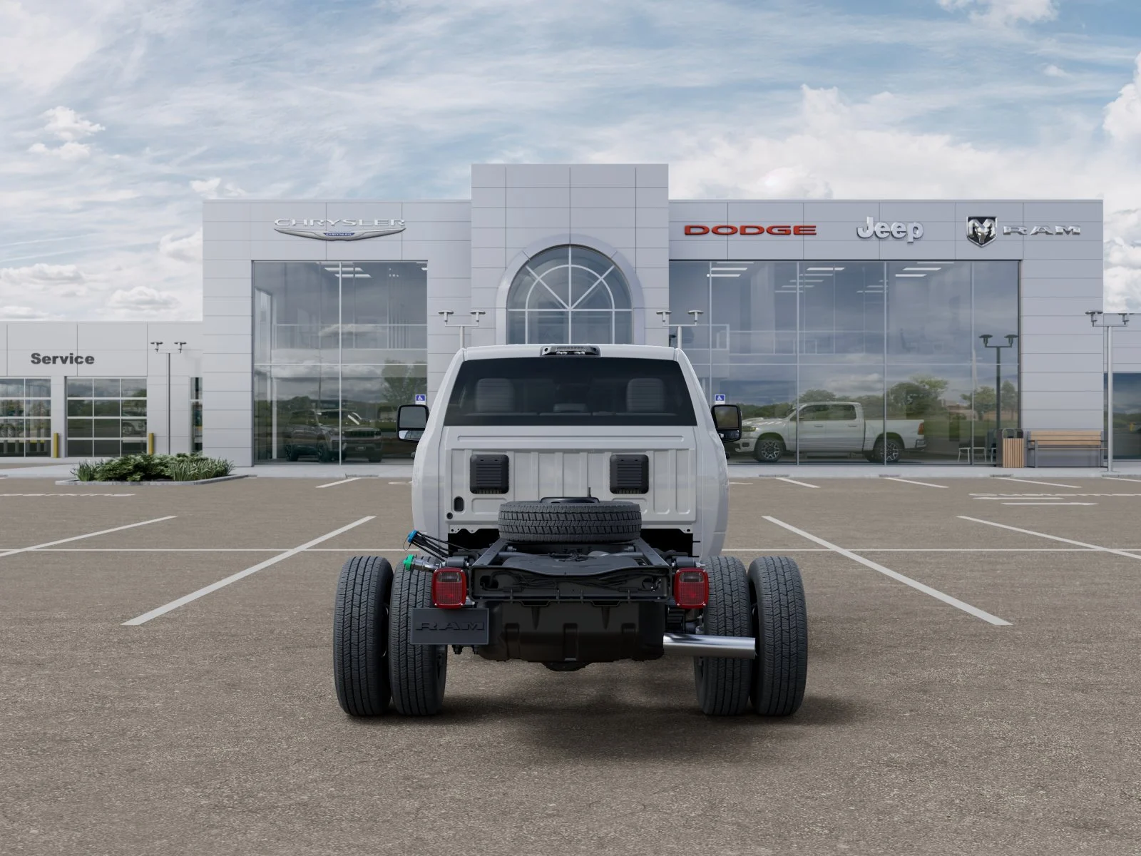 New 2026 Bright White Clear-Coat Exterior Paint RAM Tradesman image 7