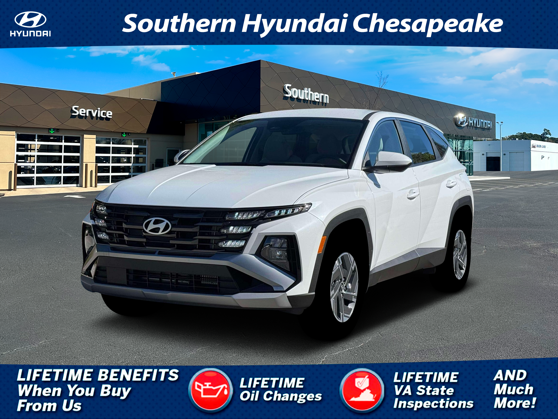 New 2026 White Hyundai Blue image 1