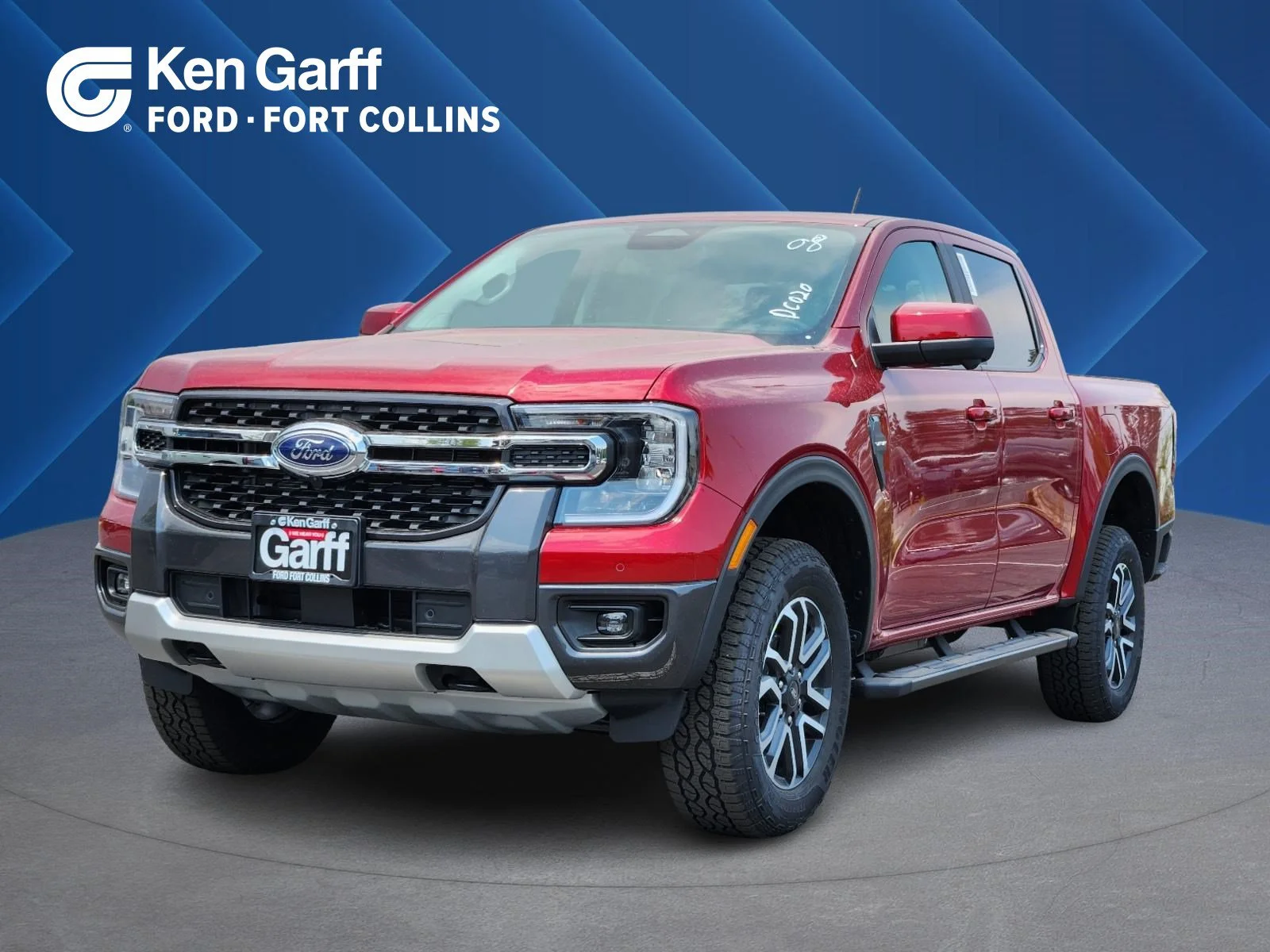 New 2026 Ruby Red Metallic Tinted Clearcoat Ford LARIAT image 1