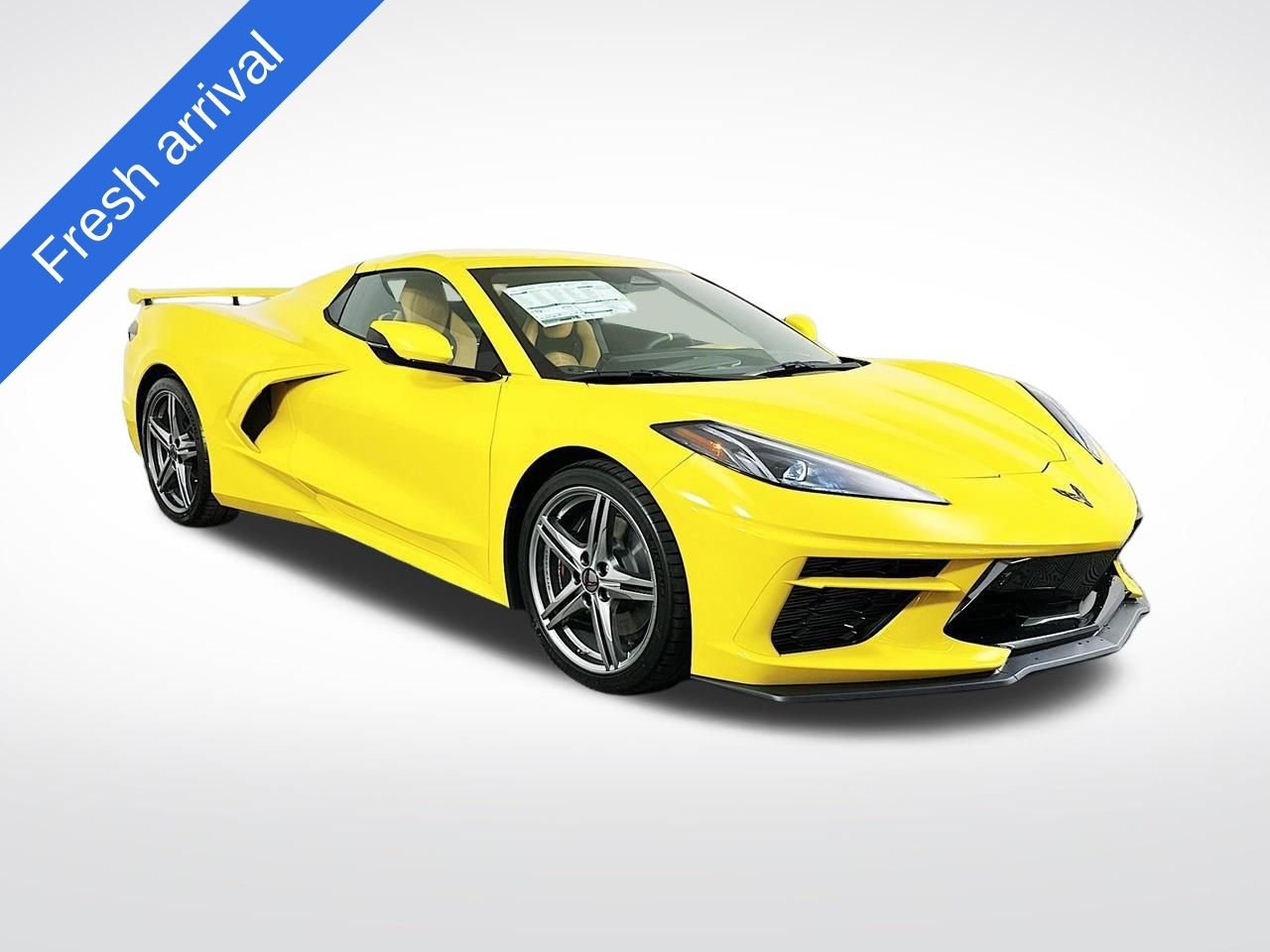 Used 2026 Competition Yellow Tintcoat Metallic Chevrolet Stingray image 1