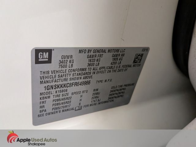 Used 2015 White Chevrolet LTZ image 62