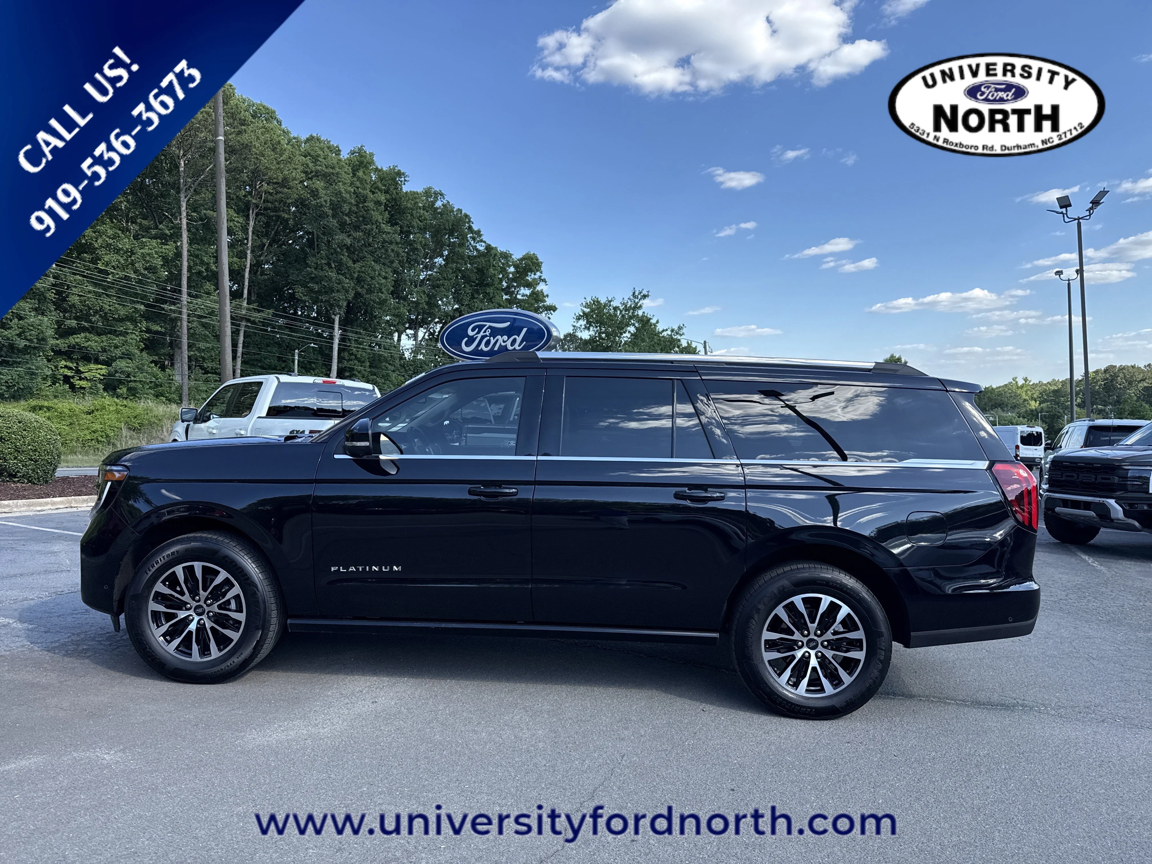 Used 2025 Agate Black Metallic Ford Platinum image 4