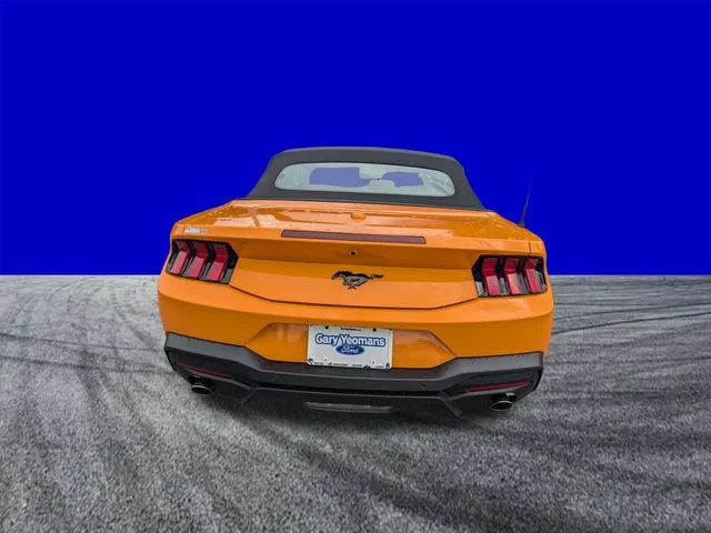 New 2026 Orange Fury Metallic Tri-coat Ford EcoBoost® Convertible image 4