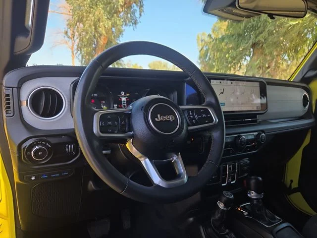 Used 2024 Yellow Jeep Sahara 4xe image 32