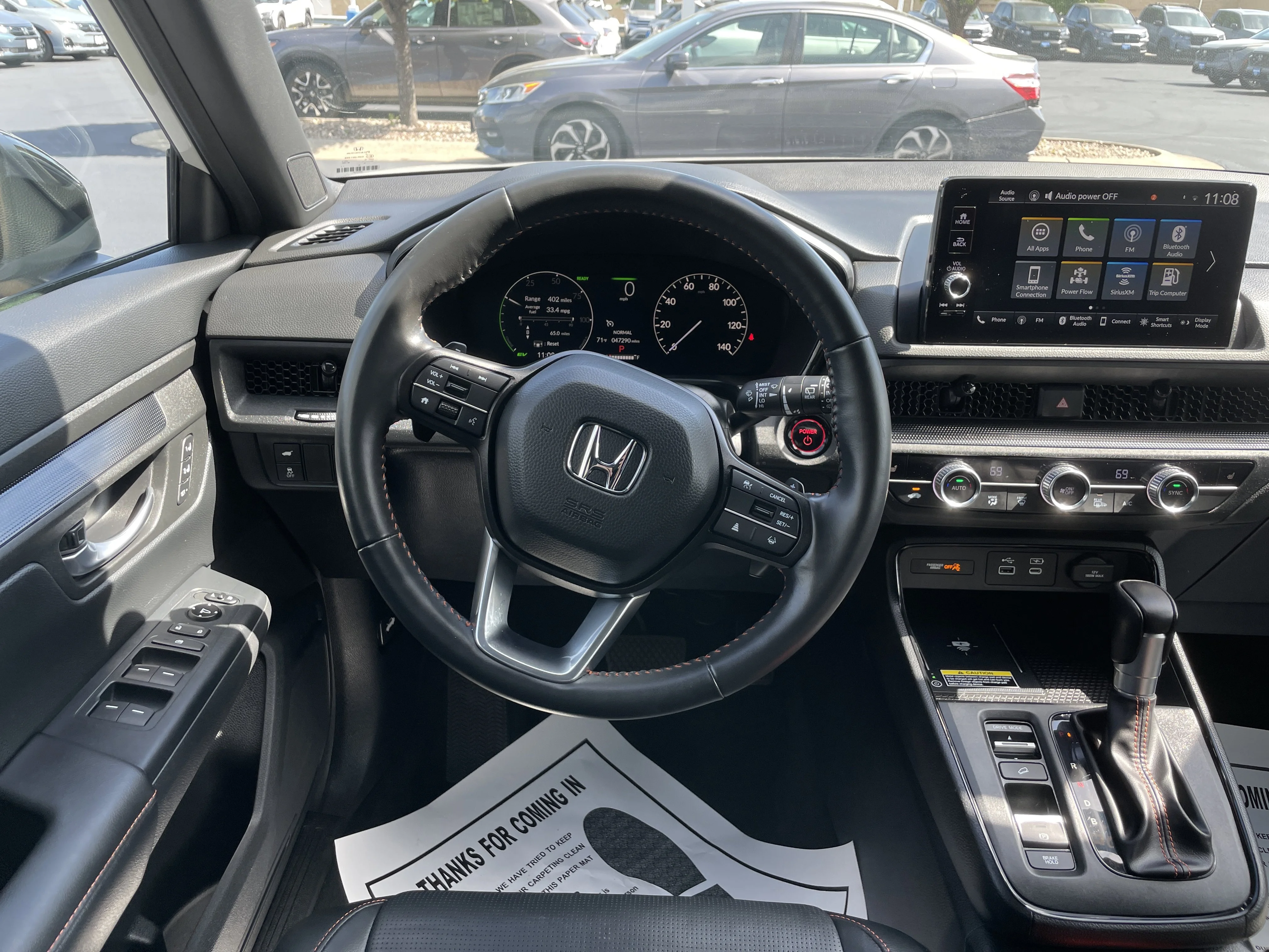 Certified Used 2025 Platinum White Pearl Honda HYBRID AWD SPORT-L image 15