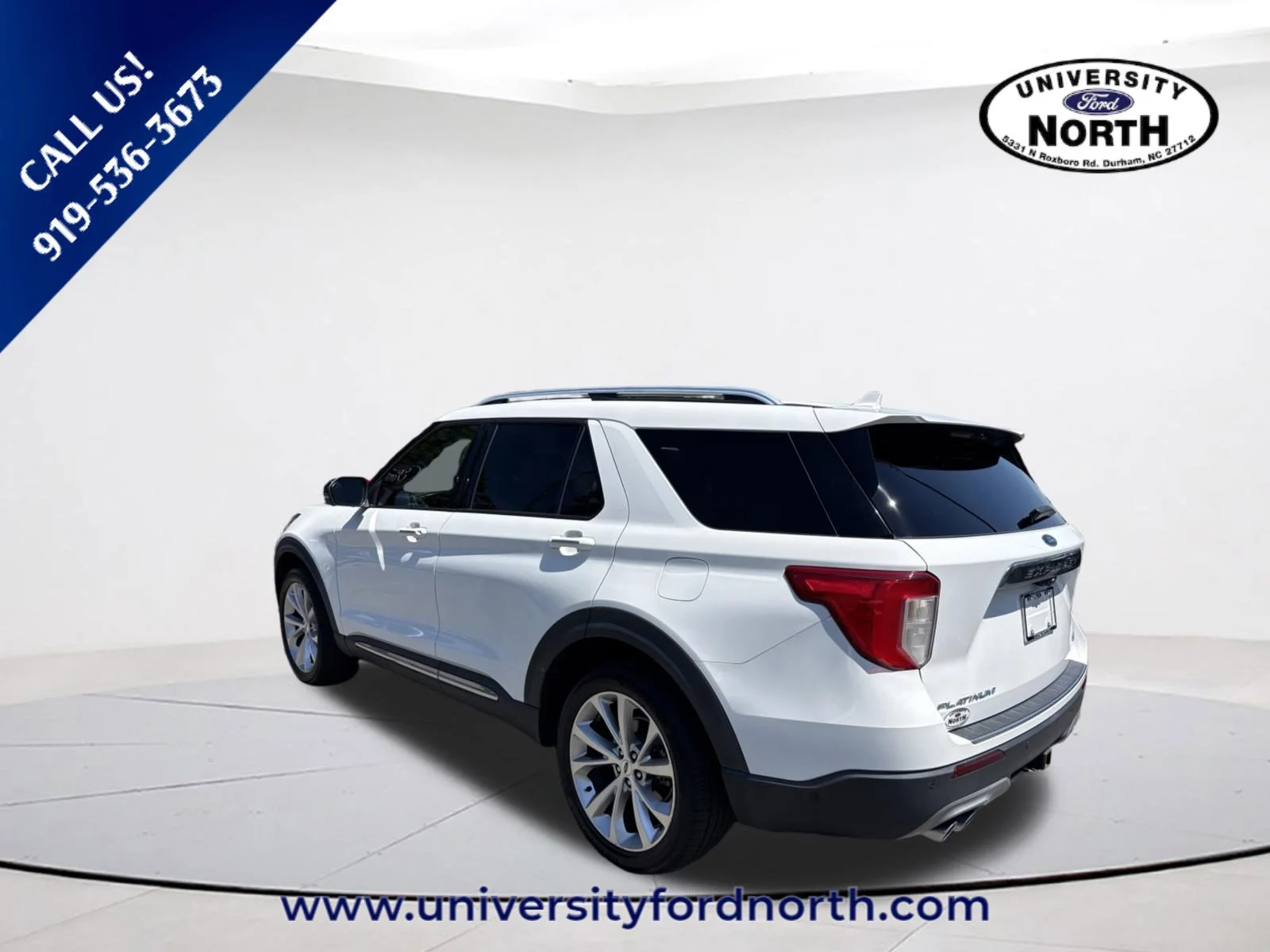 Used 2021 Star White Metallic Tri-Coat Ford Platinum image 5