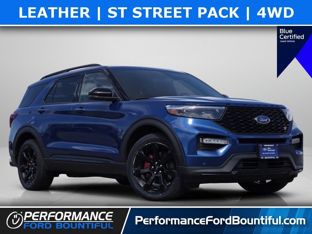 Certified Used 2020 Blue Metallic Ford ST image 1