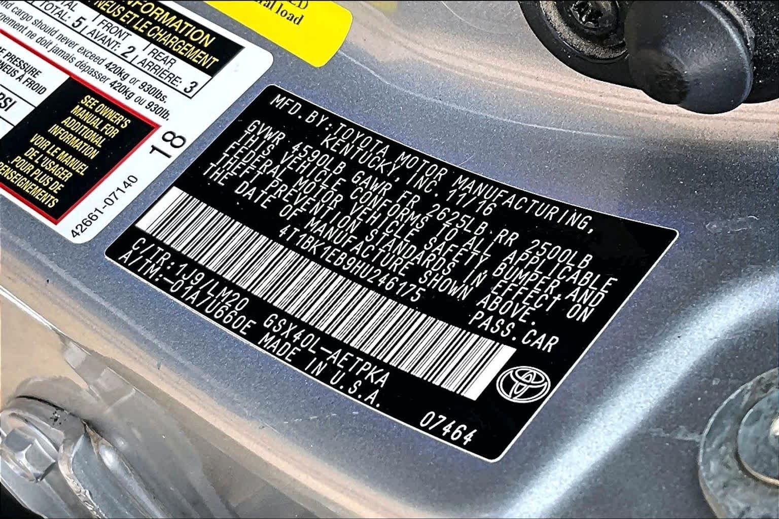 Used 2017 Celestial Silver Metallic Toyota Limited image 35
