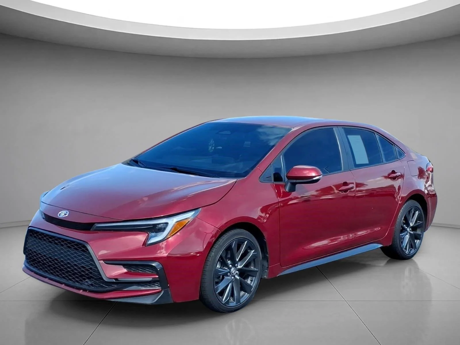 Used 2024 Ruby Flare Pearl Toyota SE image 1