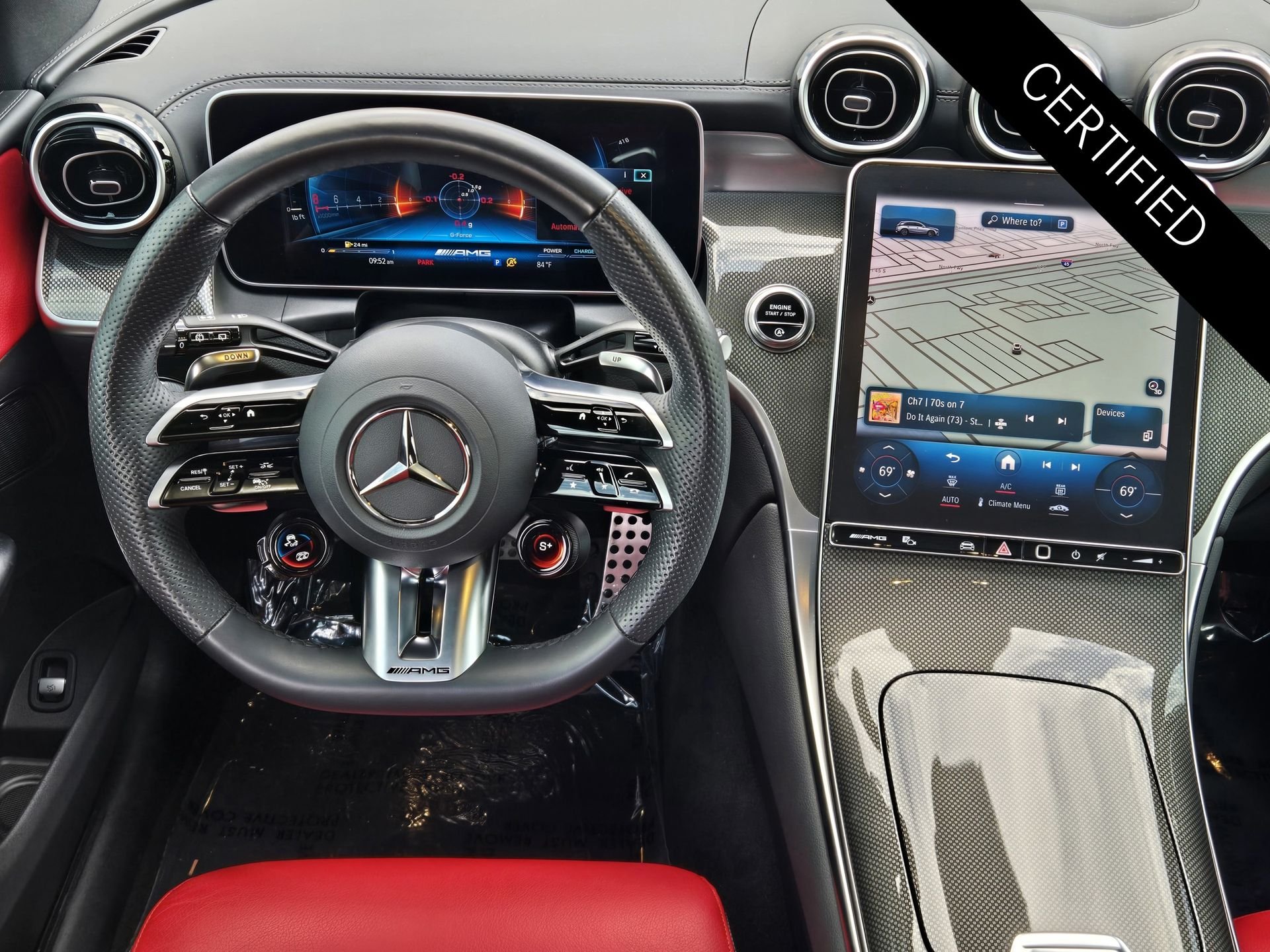 Certified Used 2024 Obsidian Black Metallic Mercedes-Benz GLC 43 AMG® image 25