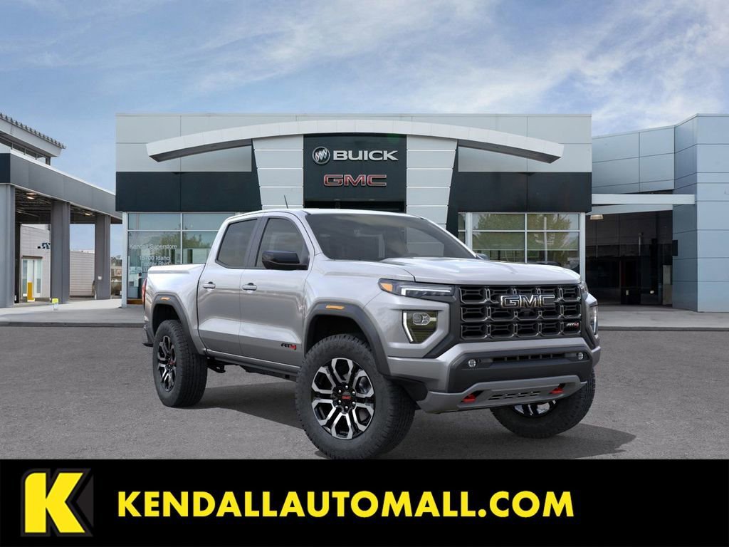 Sterling Metallic 2026 GMC Canyon AT4 Crew Cab 4WD Pickup Truck Four-Wheel Drive